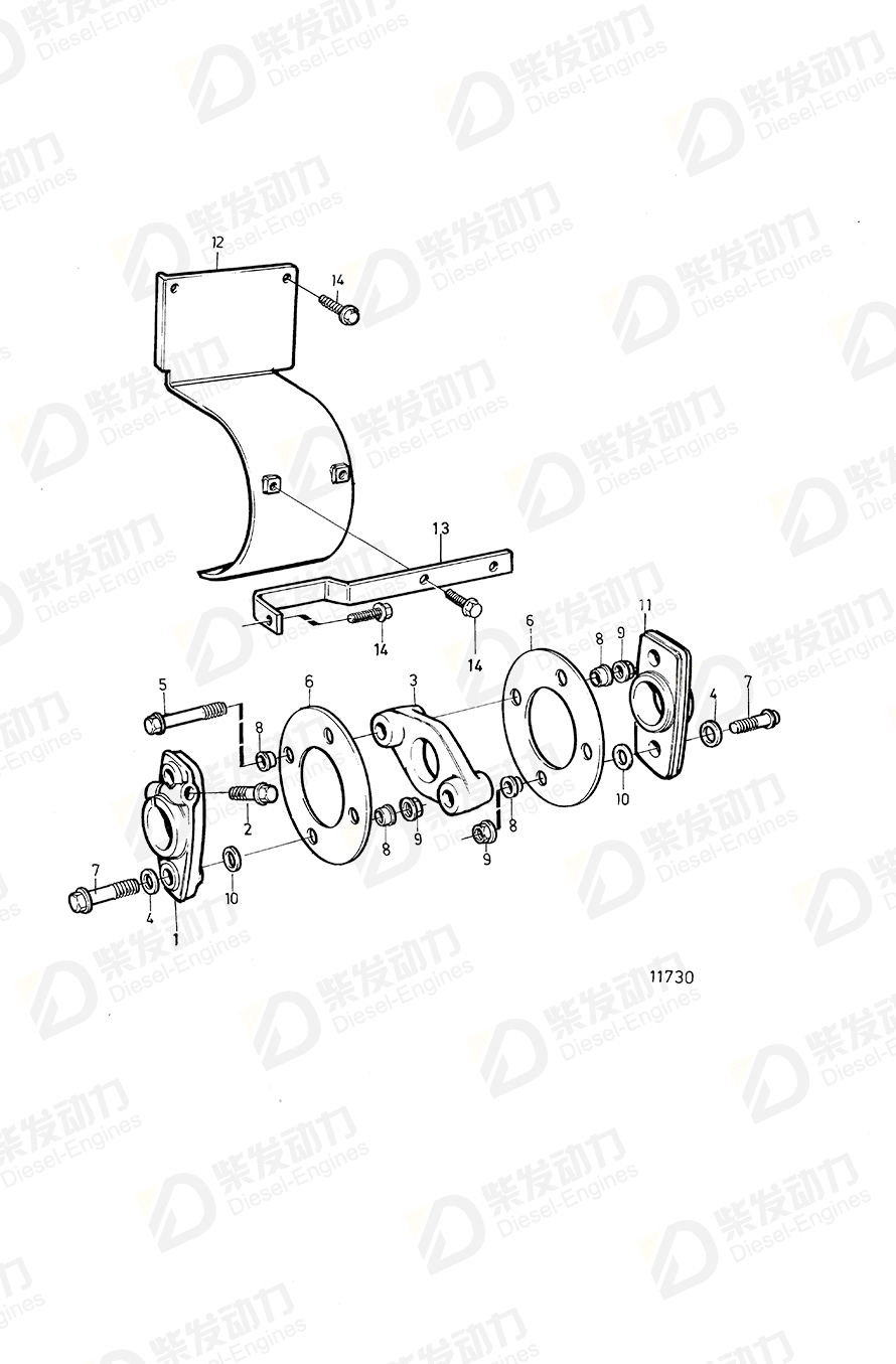 volvo penta Support 865793 Drawing volvo penta Support 865793 Drawing
